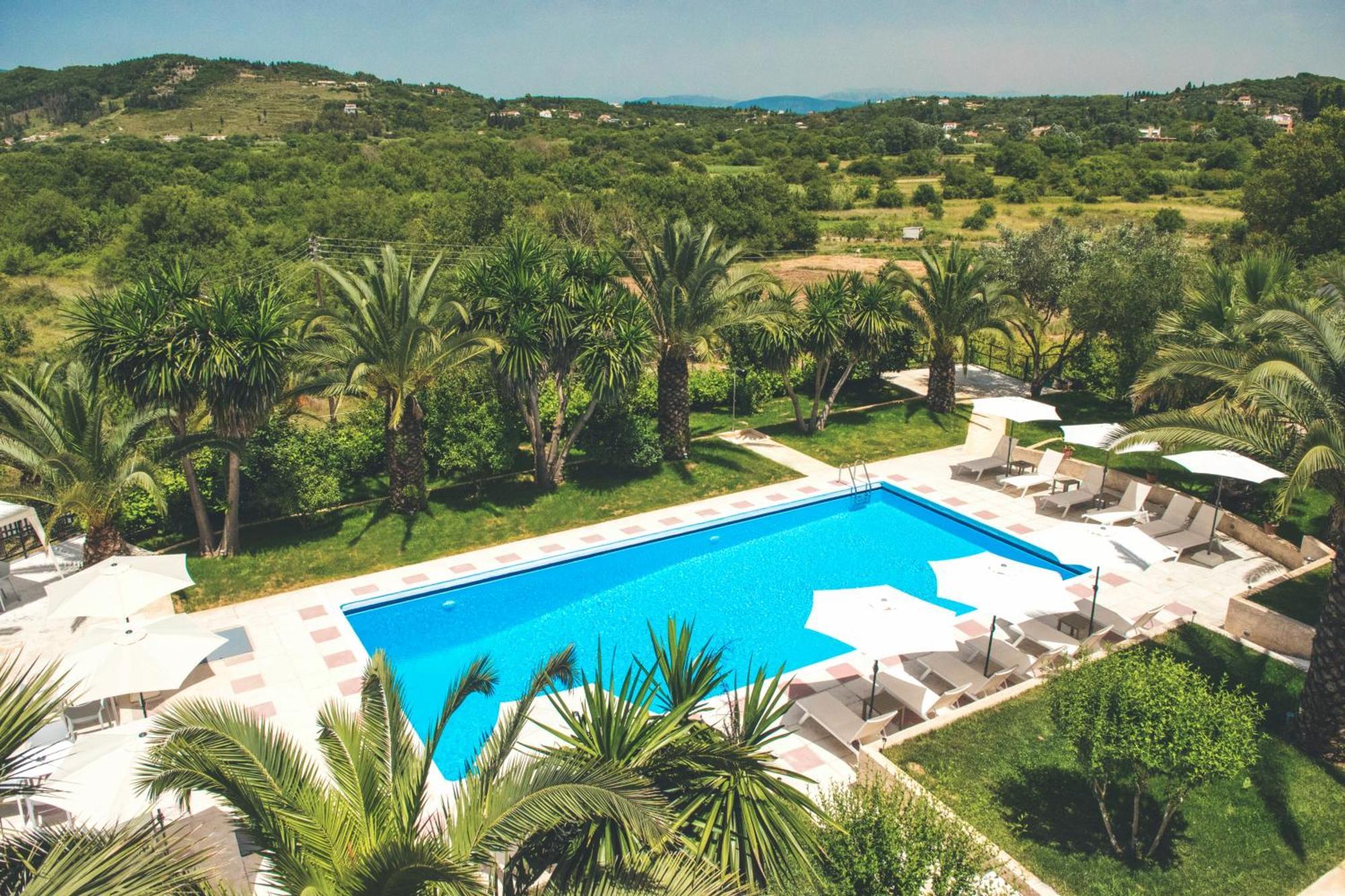 The Palm Garden - Idyllic Pool Apartments In A Green Oasis Ermones Luaran gambar